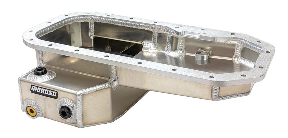 Amazon.com: Moroso 20934 Aluminum Wet Sump Baffled Oil Pan, Fits
